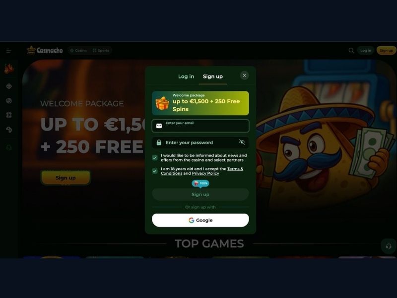 Jackpot-Angebot bei Casinacho Casino Nacho Casino für Deutschland — Arten und Jackpotsummen