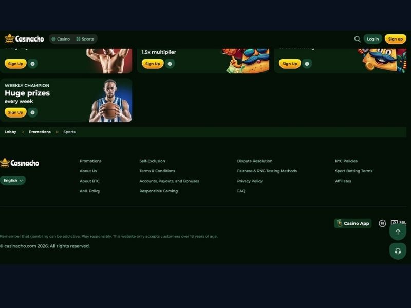 App-Einrichtung und Zahlungen bei Casinacho Casino Nacho Casino für Deutschland mobil